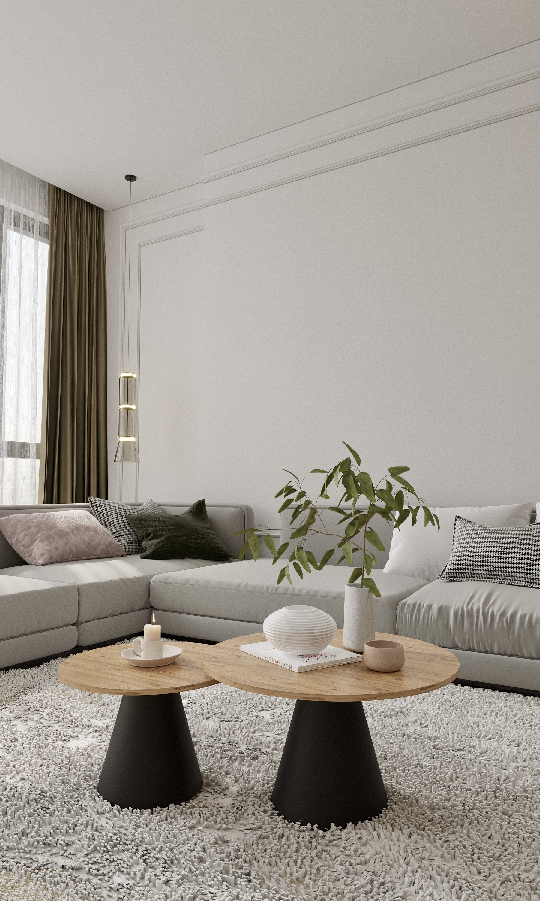 Klasik Ahşap Sehpa Seti